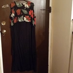 Vintage 90s Sleeveless Gauzy One Size Maxi Dress